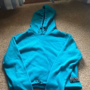 PINK hoodie, cropped
